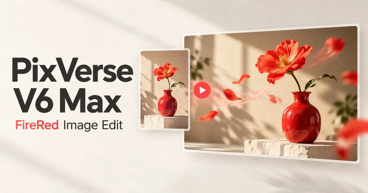 PixVerse V6 Maxで短い映像をつくる