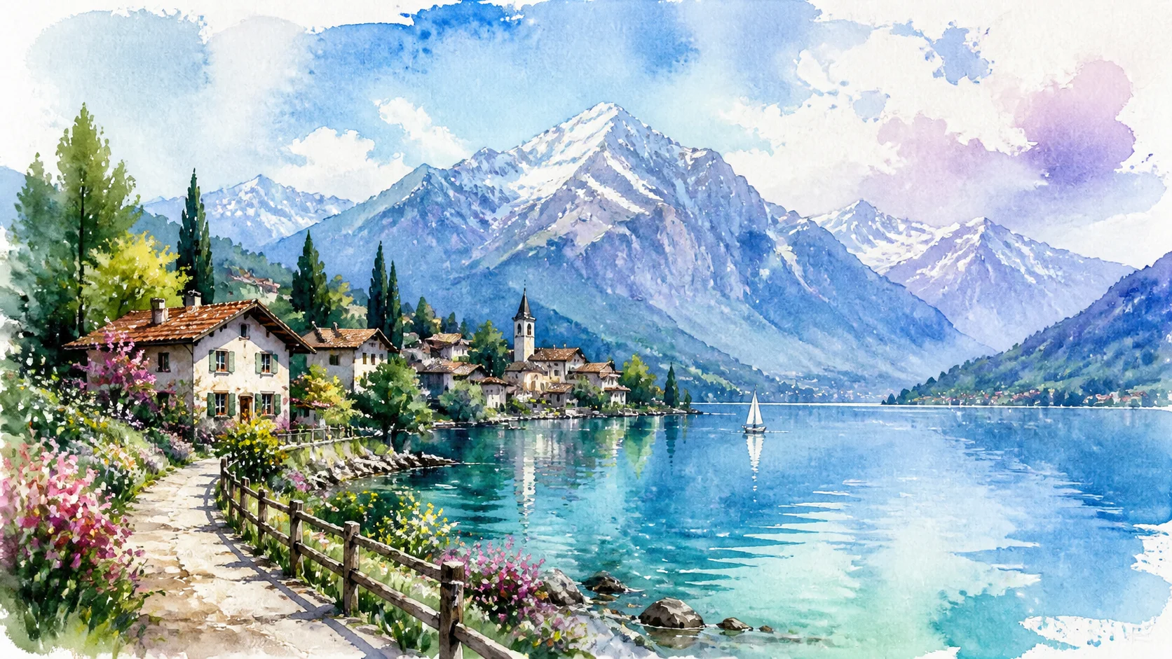 KI-Aquarelleffekt