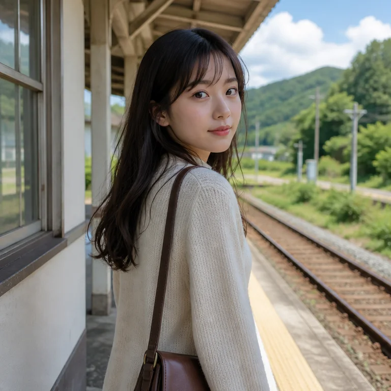 Porträt im Ghibli-Stil - Vorher