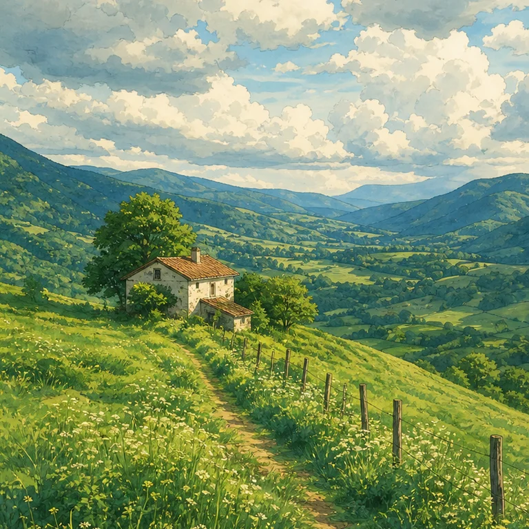 Landschaft als Animationsbild - Nachher