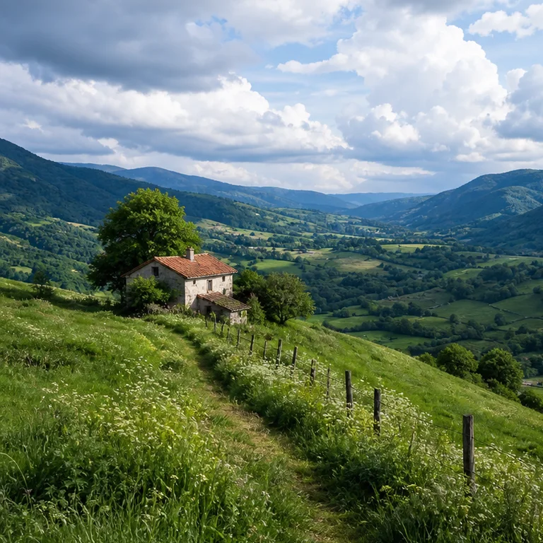 Landschaft als Animationsbild - Vorher