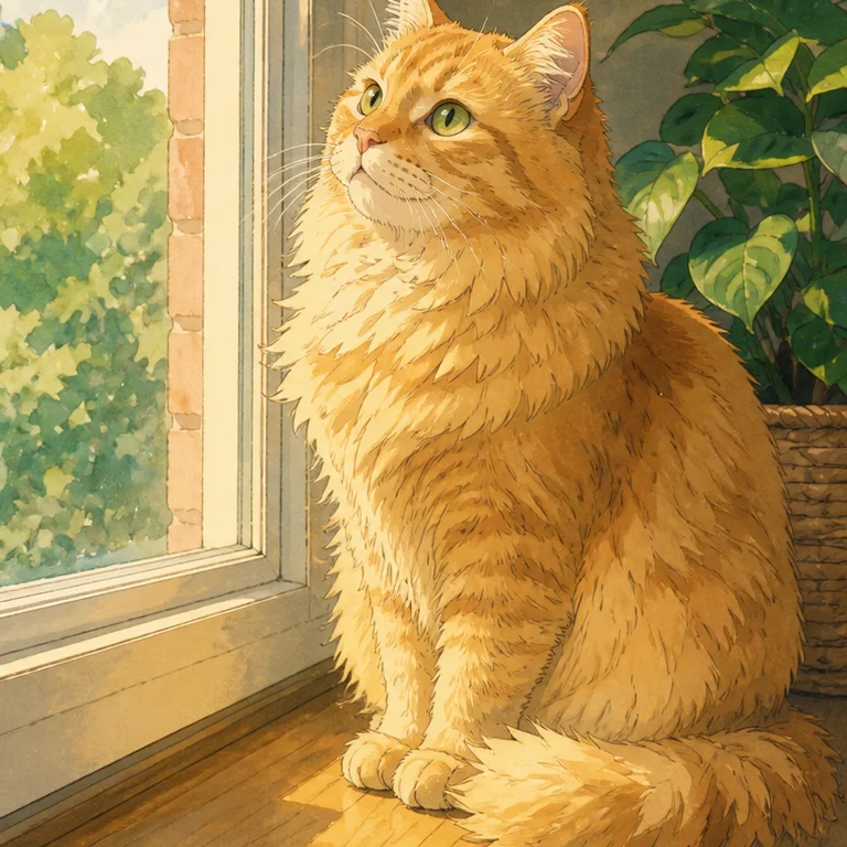 Haustier als Ghibli-Kunst - Nachher