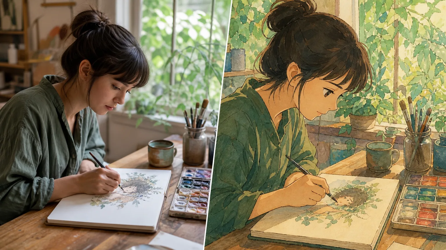 KI-Ghibli-Stil-Generator – wann ist ein zweiter Durchlauf nötig?