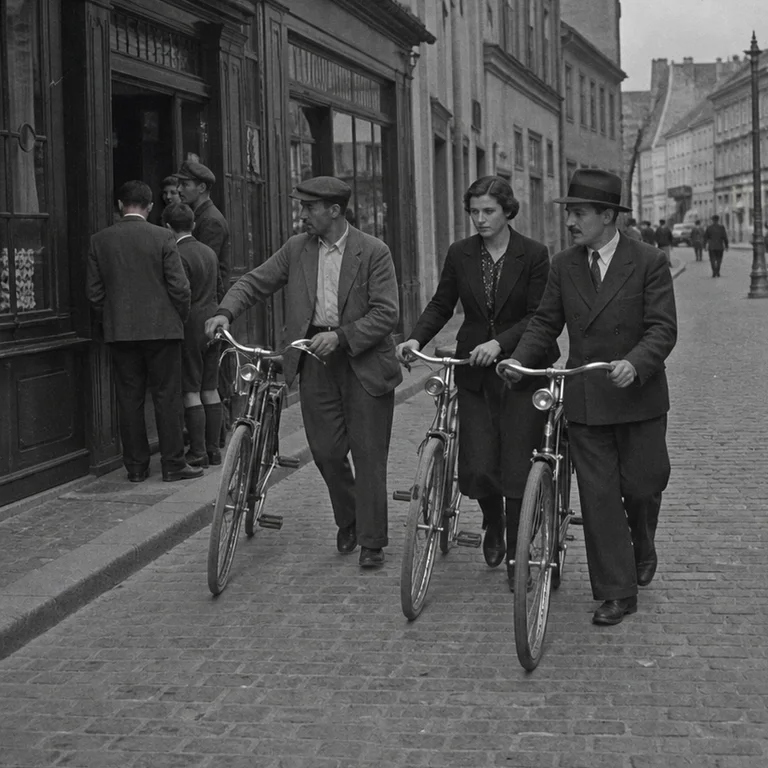 Historische Straße koloriert - Vorher